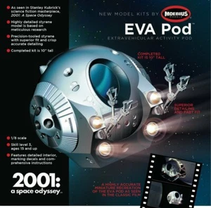 2001: A SPACE ODYSSEY - EVA Space Pod 1/8 scale Moebius Models - Picture 1 of 3