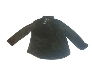 Four Steeds Sherpa Pullover Sweatshirt, Dark Green, Size XLarge - Picture 1 of 6