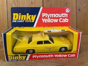 Dinky 278 Plymouth cabina amarilla en caja (MM9) - Imagen 1 de 5