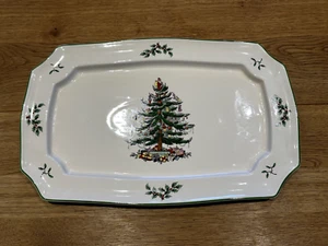 Spode Christmas Tree Platter - Tray 15" x 9.8" / 38cm x 25cm - New & Unused - Picture 1 of 3