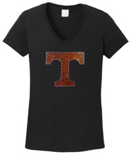 Women's Tennessee Volunteers spangle t shirt faux rhinestone lots of sparkle