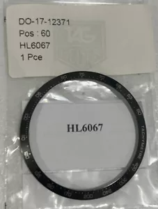 Tag Heuer Aluminum Ring Bezel Insert Grey Authentic Original For Carerra Chrono - Picture 1 of 2