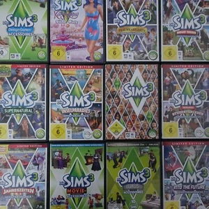 Die Sims 3 Hauptspiel Erweiterungen PC Spiele Game Spiel zum auswählen - Bild 1 von 26