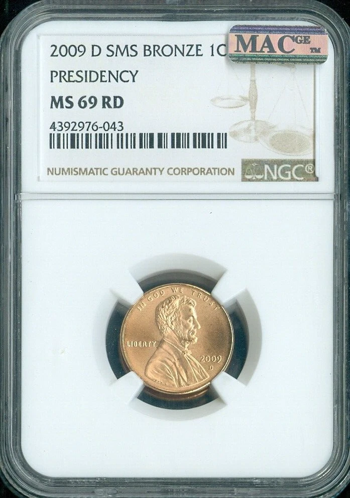 MS 69 Graded Lincoln Bicentennial Small Cents (2009) for sale | eBay