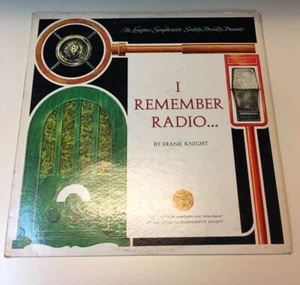 I REMEMBER RADIO Frank Knight Longines Symphonette Society Golden Days of Radi - Imagen 1 de 8