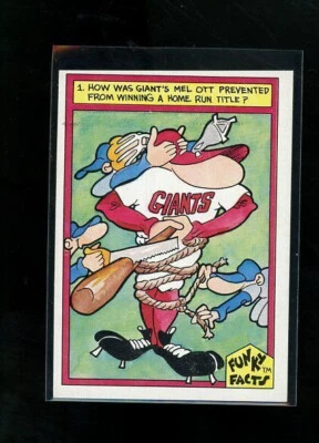 1976 Funky Facts Weird World of Baseball Home Run Derby #32 - Image 1 of 2