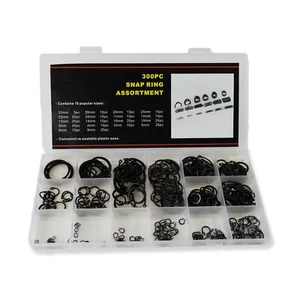 300-tlg. Außenringe Seegering Sprengring Sicherungsring-Sortiment Set - Bild 1 von 3
