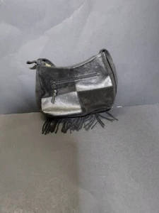 Joe Boxer Fringe Boho Cordouroy Leather Patchwork Purse Rare! - Picture 1 of 2