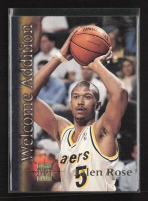 1996-97 Stadium Club Welcome Addition #WA23 Jalen Rose Indiana Pacers - Image 1 of 2