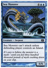 4x Sea Monster MTG 8th Edition NM Magic Regular