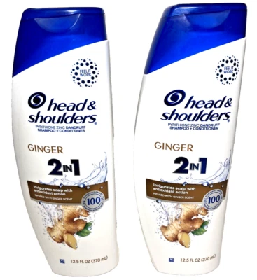 (Paquete de 2) Cabeza y hombros - Jengibre - Champú y acondicionador 2 en 1 - 12,5 oz Foto 1 de 2