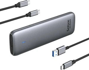 NVME M.2 SSD Enclosure Adapter with USB C Cable, RTL9210B Chips, Tool-Free Enclo - Picture 1 of 7