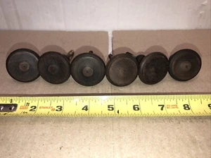 Antique Wood Drawer Pulls Lot of 6 Walnut Eastlake - Picture 1 of 9