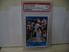 GRADED PSA 9 JUSTIN UPTON 2007 BOWMAN #110 DRAFT PICKS & PROSPECTS *SCRATED CASE