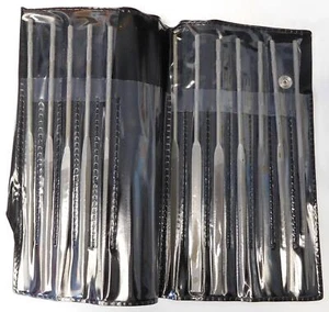 Warrensville 88266 Watchmakers 12 Pc Swiss Pattern #0 Cut Needle File Set - Picture 1 of 3