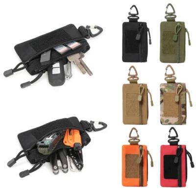 Tactical Wallet Card Key Pouch Belt Waist Pack Hiking Hunting Coin Purse Bag US - Image 1 of 4