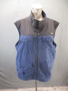 Chaleco de Pesca Eddie Bauer Talla XL Para Hombres Cremallera Completa Cuello Soporte Multi Bolsillo 566 - Imagen 1 de 11
