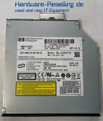 HP IDE 24X DVD-ROM/CD-RW Drive DVD 394423-131 MultiBay II Optical Laufwerk - Bild 1 von 2