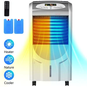 Air Cooler Heater Portable Evaporative Fan Filter Humidifier - Picture 1 of 10