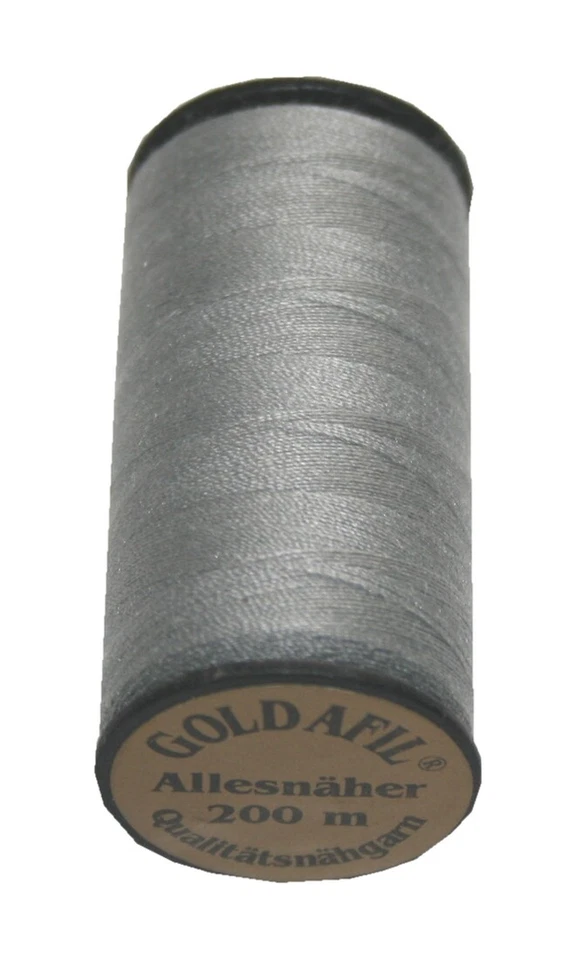 (0,02€/m) Nähmaschinen Nähgarn Polyester 40/2 grau 200m (1003) - Bild 1 von 1