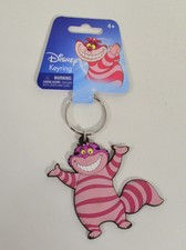 Cheshire Cat 2.5" Soft Touch Figure Keyring Keychain Disney Alice In Wonderland