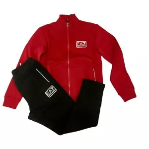 TrackSuit EMPORIO ARMANI EA7 Man Sz. S 6KPV67PJ07Z 24BN Red - Picture 1 of 3