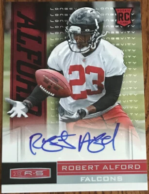 2013 Rookies & Stars Rookie Autographs Longevity Robert Alford #258 - Image 1 of 2