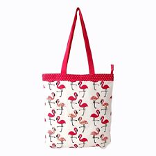 Handcraft Large Flamingo Blush Tote Bag Niwad Handle for Women