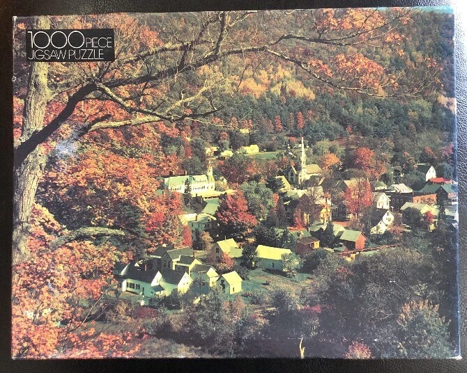 Unopened 1000 PC Jigsaw Puzzle Golden WINDING Road 4777-46