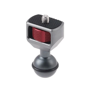 Adattatore testa a sfera 1" attacco 1/4" per fotocamera Magic Arm vassoio subacqueo luce - Foto 1 di 7