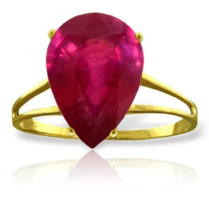 Brand New 5 Carat 14K Solid Gold Nuance Upon Ruby Ring - Picture 1 of 4