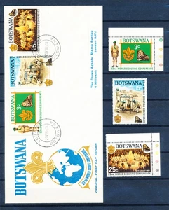XE55617 Botswana 1969 jamboree scouting FDC used - Picture 1 of 1