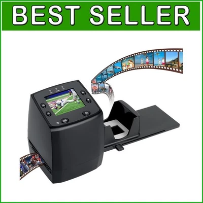 Portable Film Scanner with 2.4" LCD - Convert 35mm Film and Slides Effortlessly - Image 1 of 4
