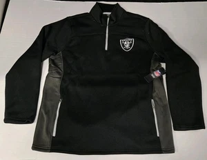 Ropa del equipo de la NFL Las Vegas Raiders Cuarto Cremallera Pullover Chaqueta/Grande para hombre - Imagen 1 de 6