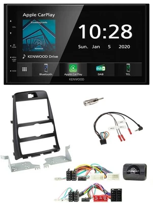 Kenwood Bluetooth Lenkrad DAB USB 2DIN Autoradio für Hyundai Genesis 2010-2013 s - Bild 1 von 4