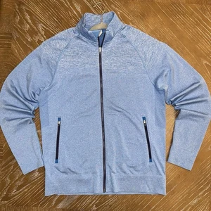 Lululemon Giacca Uomo Zip - Medium - Blu STRETCH PERFORMANCE -GOLF - Foto 1 di 9