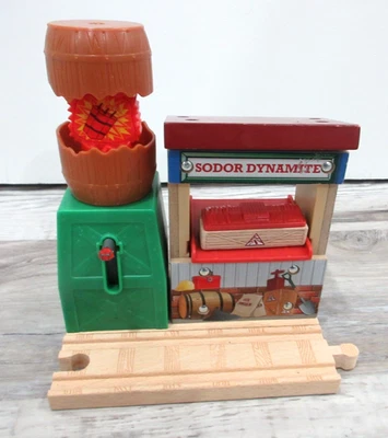 Thomas & Friends Wooden Railway Sodor Dynamite Blast ~ Works! Complete Set! EUC! - Image 1 of 4