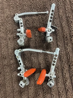 Vintage Anos 90 Paul Components Crosstop V-Brakes Puxador Linear MTB Prata F e R - Imagem 1 de 2