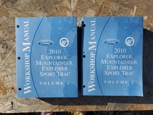 2010 Explorer, Mountaineer   Vol 1 & Vol 2 OEM  Workshop Manuals - Picture 1 of 5