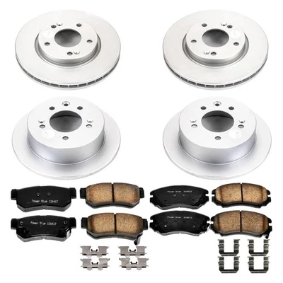 PowerStop CRK4442 Brake Kit For Hyundai Elantra 2007-2010 Front Rear Foto 1 de 4