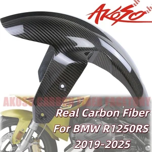 Real Carbon Fiber For BMW R1250RS 2019-2025 Front Fender Front Mud Guard Hugger - Picture 1 of 12