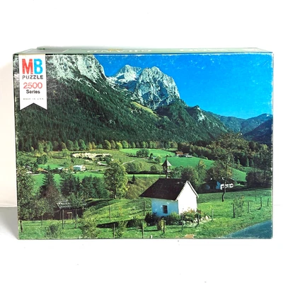 VTG 1978 Milton Bradley 2500 Pc Grand Puzzle 4870 BAVARIAN LANDSCAPE - SEALED! - Image 1 of 4