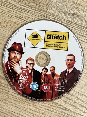 Snatch DVD • Disc Only • Region 2 • Tested & Works - Image 1 of 2