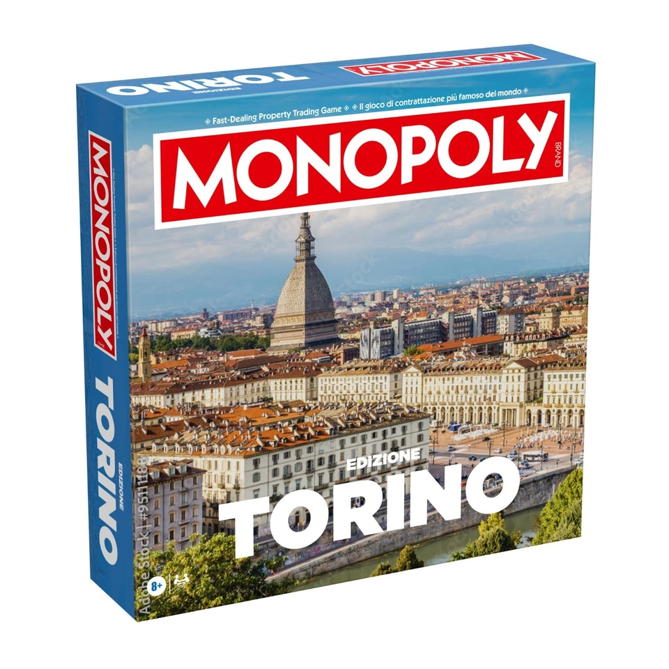 Winning Moves MONOPOLY TORINO Gioco da Tavolo NOVITA' - Immagine 1 di 4