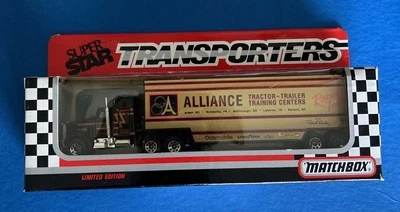 ROBERT PRESSLEY #59 Alliance Racing Team 1992 Matchbox Superstar Transporter 104 - Image 1 of 4