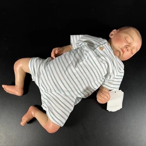 Reborn GABRIEL von EVA BRILLI Vinyl Junge Baby Puppe mit Kyle x Deena Outfit - Bild 1 von 8