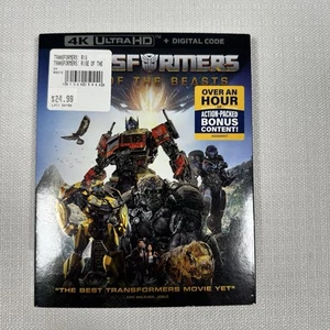 Transformers Rise of the Beasts (4K UHD + Slipcover) No Digital Very Good!! - Imagen 1 de 3