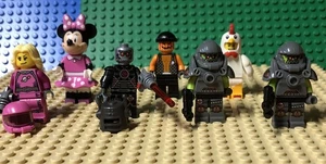 LEGO Minifigure Lot. Evil Robot, Intergalactic Girl, Alien Avenger, Pumpkin Head - Picture 1 of 12