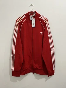 Adidas Originals Superstar Track Jacket Better Scarlet White Size 2XL IL2494 - Picture 1 of 10