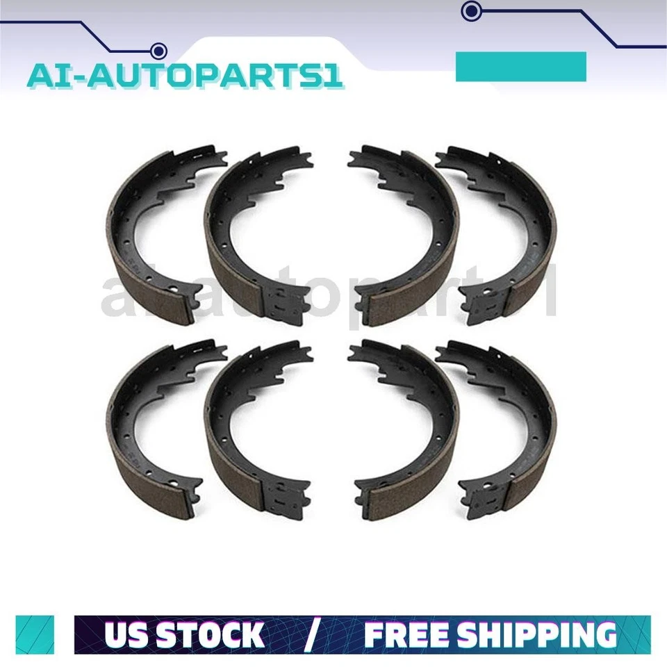 Zapatas de freno de tambor delanteras y traseras para International Harvester 1200B 1967 Foto 1 de 4